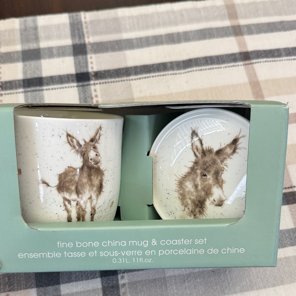 Royal Worcester Mug and Coaster